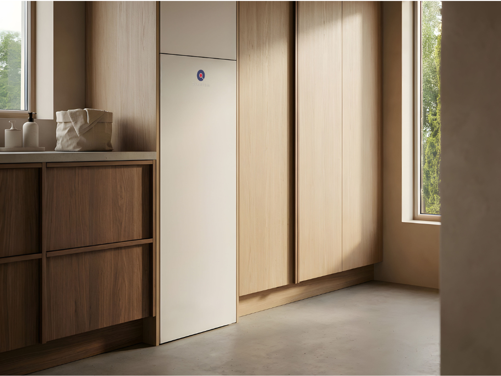 QE apartment heat pump system